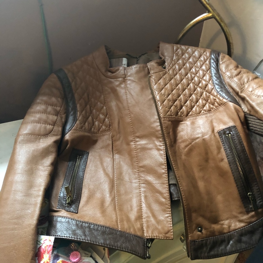 Leather jacket